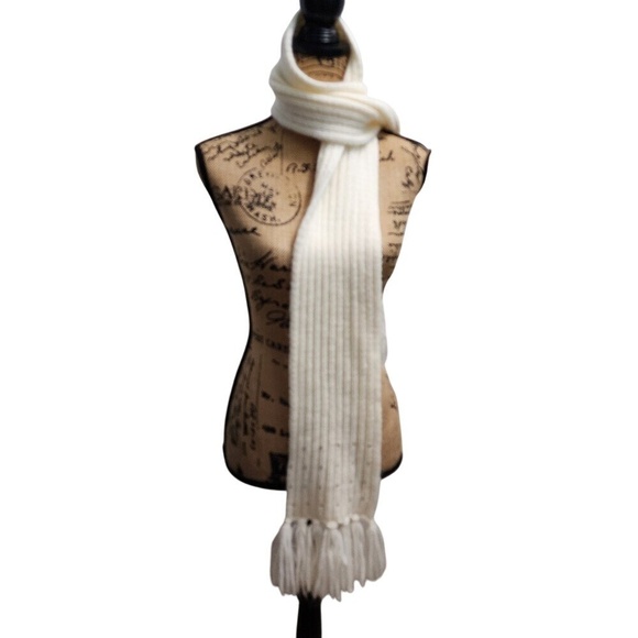 Joe Boxer Knit Scarf Rhinestone Embellished Fringe Winter OSFM - Picture 6 of 6